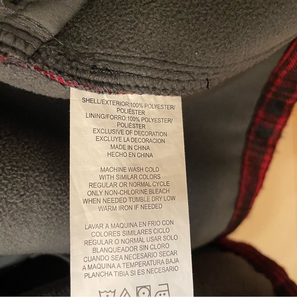 NWOT Dickies Flannel Fleece Jacket Coat Fall Winter Outdoor Men's Small Shacket - Picture 10 of 10